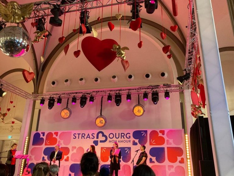 "Désirances, lecture poétique et musicale" à l'Aubette, festival Strasbourg mon amour, février 2023.