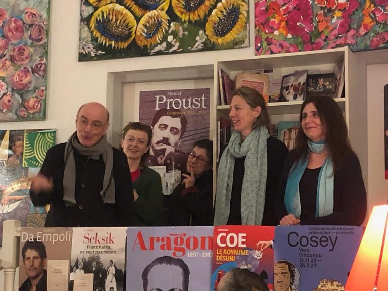 Désirances, à la librairie Au bonheur des livres, avec Cécile Biehler, Dominique Zins, Frédérique Zanfonato, Annick Girard.