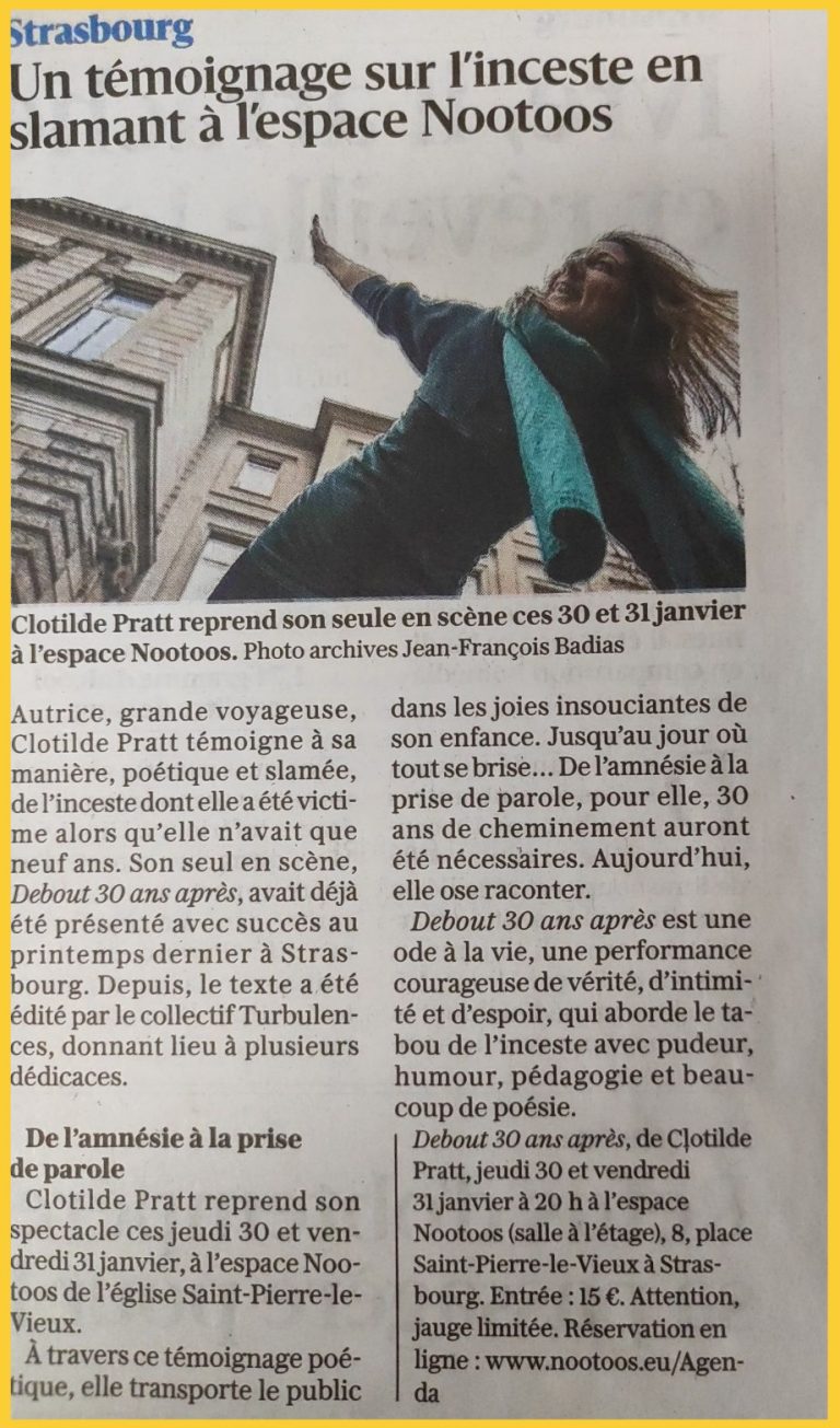 Dernières Nouvelles d'Alsace 21.01.2025.